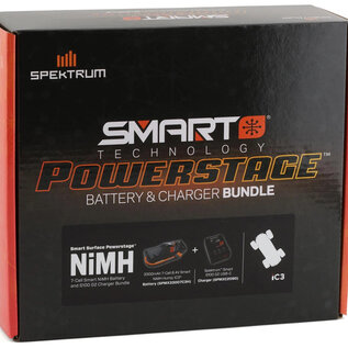 Spektrum SPMXPSS100  Smart Powerstage NiMH Surface Bundle: 3300mAh 7.4V NiMH IC3 & S100 Charger