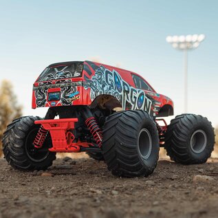 Arrma ARA3230ST2  Red GORGON 4X2 MEGA 550 Brushed Monster Truck RTR w/ Battery & Charger