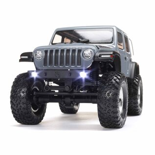 Axial Racing AXI00002V3T3  1/24 SCX24 Grey 2019 Jeep Wrangler JLU 4WD Truck RTR