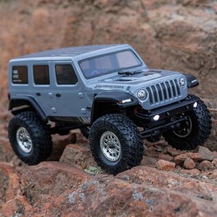 Axial Racing AXI00002V3T3  1/24 SCX24 Grey 2019 Jeep Wrangler JLU 4WD Truck RTR