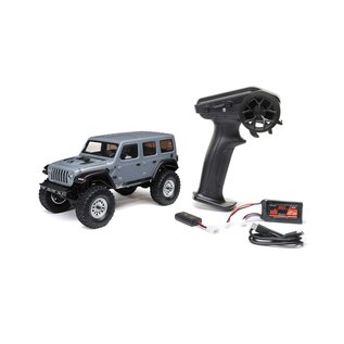 Axial Racing AXI00002V3T3  1/24 SCX24 Grey 2019 Jeep Wrangler JLU 4WD Truck RTR