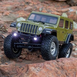 Axial Racing AXI00002V3T4  1/24 SCX24 Green 2019 Jeep Wrangler JLU 4WD Truck RTR