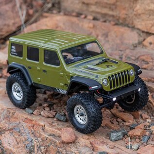 Axial Racing AXI00002V3T4  1/24 SCX24 Green 2019 Jeep Wrangler JLU 4WD Truck RTR