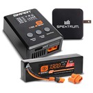 Spektrum SPMXPSS315  Smart Powerstage Bundle: 1300mAh 3S 30C LiPo Battery (IC2) / S100 Charger / 65W Power Supply / Adapter