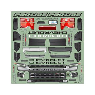 Proline Racing PRO3582-00  Pro-Line 2021 Chevy Silverado 2500 HD Monster Truck Body (Clear) E-REVO 2.0 & MAXX