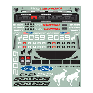 Proline Racing PRO3586-00  Pro-Line Ford Bronco R Short Course Truck Body (Clear)