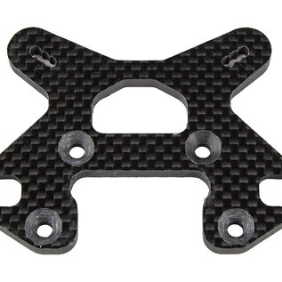 Team Associated ASC81633  FT Front Shock Tower, 26.5, Carbon Fiber for RC8B4.1