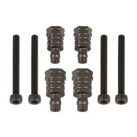 Team Associated ASC81657  FT Shock Bushings, 12.5mm & 16mm, Aluminum for RC8B4.1