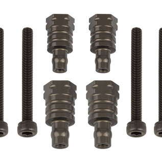 Team Associated ASC81591  FT Shock Bushings, 14mm & 17mm, Aluminum for RC8B4.1