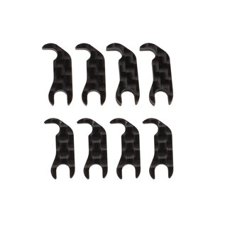 Team Associated ASC92495  FT Steering Block Mount Shim Set, Carbon Fiber for B7
