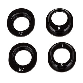 Team Associated ASC92455 FT Aluminum Differential Height Inserts for B7