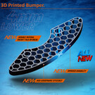 Xray XRA301238  X4 Rubber Bumper 3D Low Profile