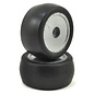 Custom Works R/C CSW6306  Slick Rear Pre-Mounted Dirt Oval Tires (2) w/Orange Insert (Standard)