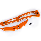 Traxxas TRA10221 ORNGE Alum Chassis brace, front Maxx, Maxx Slash