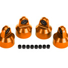 Traxxas TRA7764  Orange Aluminum GTX Shock Cap (4) Fits X-Maxx & XRT