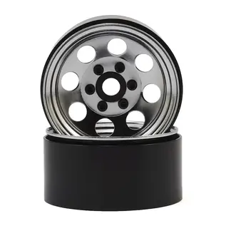SSD SSD00270  SSD RC 8 Hole 1.9” Steel Beadlock Wheels (Chrome)