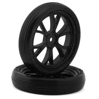 Excelerate RC XCE-0056-XH  eXcelerate LP Pre-Mounted Front X-Hard Tire w/Super V Wheels (2)