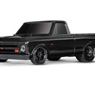 Traxxas TRA94376-74  Black Drag Slash Brushless Drag Chevy C-10 Truck HD