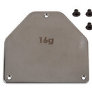 Team Associated ASC92445  RC10B7 FT Steel Servo Weight Plate, 16g