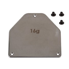 Team Associated ASC92445  RC10B7 FT Steel Servo Weight Plate, 16g