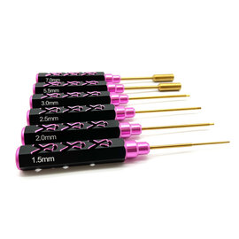 Racers Edge RCE7230 Breast Cancer Awareness 6-Piece Hex & Nut Driver Set