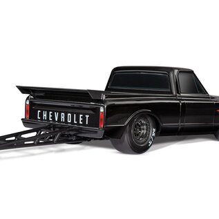 Traxxas TRA94376-74  Black Drag Slash Brushless Drag Chevy C-10 Truck HD