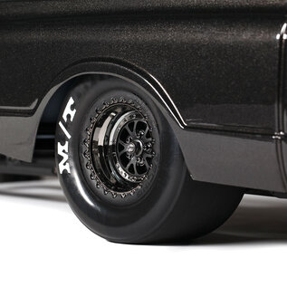 Traxxas TRA94376-74  Black Drag Slash Brushless Drag Chevy C-10 Truck HD