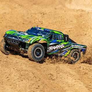 Traxxas TRA58334-4 Green  Slash 2WD BL-2S HD Short Course Racing Truck