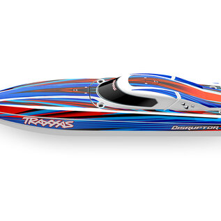 Traxxas TRA106064-4 Blue  Disruptor Race Boat 4S VXL