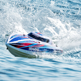 Traxxas TRA106064-4 Blue  Disruptor Race Boat 4S VXL