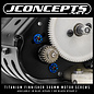 J Concepts JCO2549-1 Blue Titanium Finnisher 3x6mm Motor Screws (2)