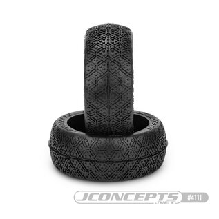 J Concepts JCO4111-03 Aqua (A2) Double Bar Tires Fits 83mm 1/8th buggy Wheel (2)