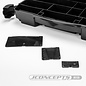J Concepts JCO5130-28 JConcepts tool box w/upper storage, black / smoke gray