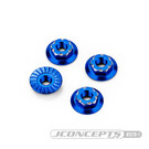 J Concepts JCO5216-1 Blue B7 M4 low-profile Aluminum Wheel Nut (4)