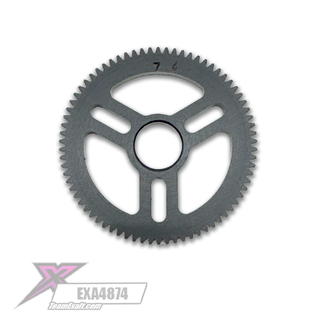 EXALT EXA4874  74T X-tra Light-Speed Machined Aluminum 64p Pinion Gears (3.17mm Bore)