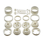 Team Associated ASC6643  RC10 Wheels, front and rear, white