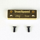 Custom Works R/C CSW8313 Truespeed 28g Brass Battery Mount Weight