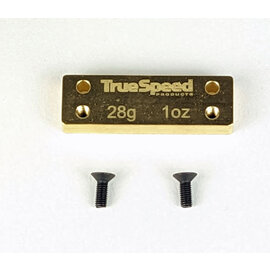 Custom Works R/C CSW8313 Truespeed 28g Brass Battery Mount Weight