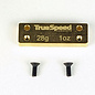 Custom Works R/C CSW8313 Truespeed 28g Brass Battery Mount Weight