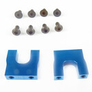 Custom Works R/C CSW8438  Aluminum Servo Mounts (2) for Outlaw 5, Rocket 5, Beast Midget