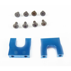 Custom Works R/C CSW8438  Aluminum Servo Mounts (2) for Outlaw 5, Rocket 5, Beast Midget