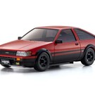 Kyosho 32641RBK Mini-Z AWD Readyset Red Black Toyota Corolla Levin AE86