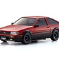 Kyosho 32641RBK Mini-Z AWD Readyset Red Black Toyota Corolla Levin AE86