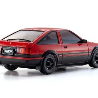 Kyosho 32641RBK Mini-Z AWD Readyset Red Black Toyota Corolla Levin AE86