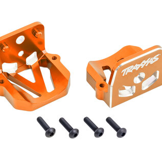 Traxxas TRA7760 OrangeMotor Mounts Aluminum Fits X-Maxx & XRT