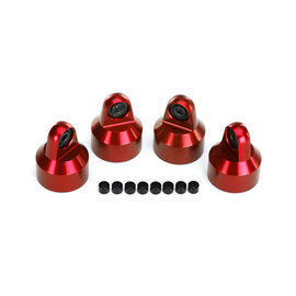 Traxxas TRA7764R  Red Aluminum GTX Shock Cap (4) Fits X-Maxx & XRT