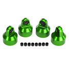 Traxxas TRA7764G  Green Aluminum GTX Shock Cap (4) Fits X-Maxx & XRT
