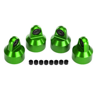 Traxxas TRA7764G  Green Aluminum GTX Shock Cap (4) Fits X-Maxx & XRT