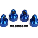 Traxxas TRA7764A  Blue Aluminum GTX Shock Cap (4) Fits X-Maxx & XRT