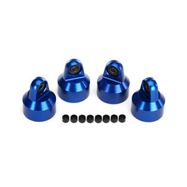 Traxxas TRA7764A  Blue Aluminum GTX Shock Cap (4) Fits X-Maxx & XRT